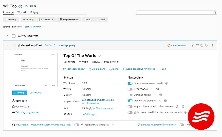 Instalator Wordpressa