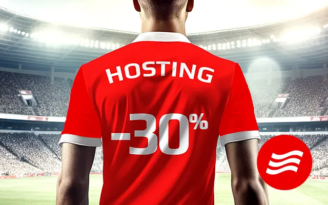 Hosting 30% taniej