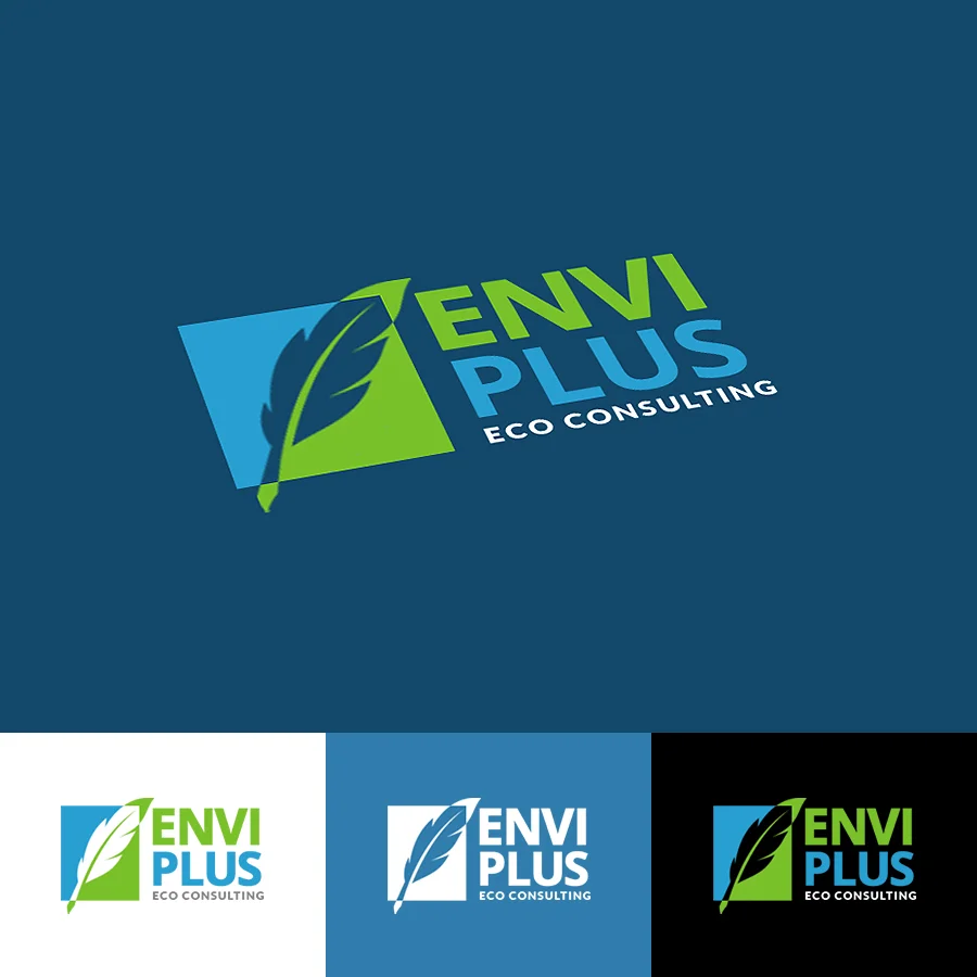 Projekt logo dla firmy z branży ekologicznej.