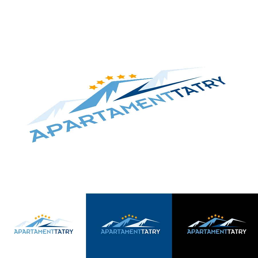 Projekt logo dla apartamentów w Zakopanem.