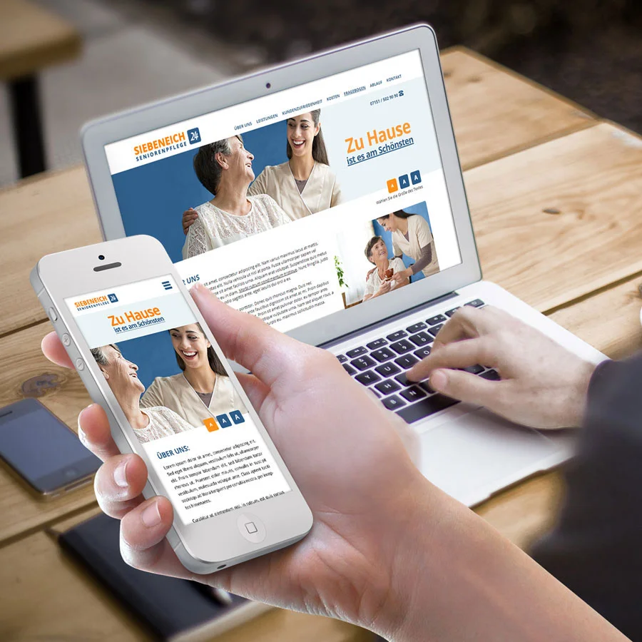 Projekt i wdrożenie responsywnej strony WWW dla klienta z Niemiec.