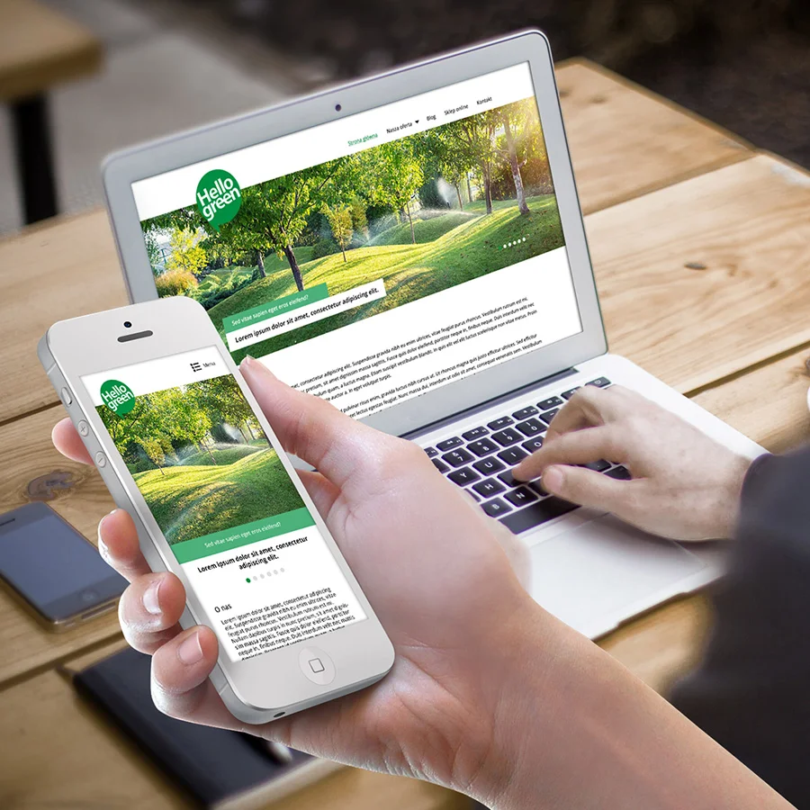 Projekt i wdrożenie sklepu internetowego dla firmy z nawadniania ogrodów.